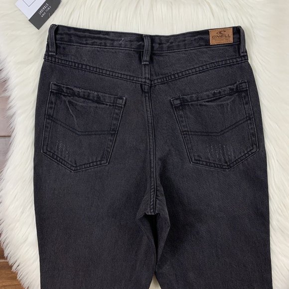 Black Distressed Women's Jeans - Picture 8 of 8